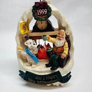 Figi Santa's Crystal Valley Collectible Keepsake Ornament 1999